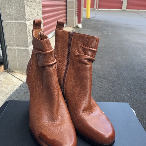 Sofft 1419400 Womens Brown Conac leather Ankle Booties Boots Size 10M - Picture 5 of 11